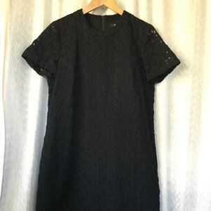 Madewell Eyelet Short Sleeve Shift Dress